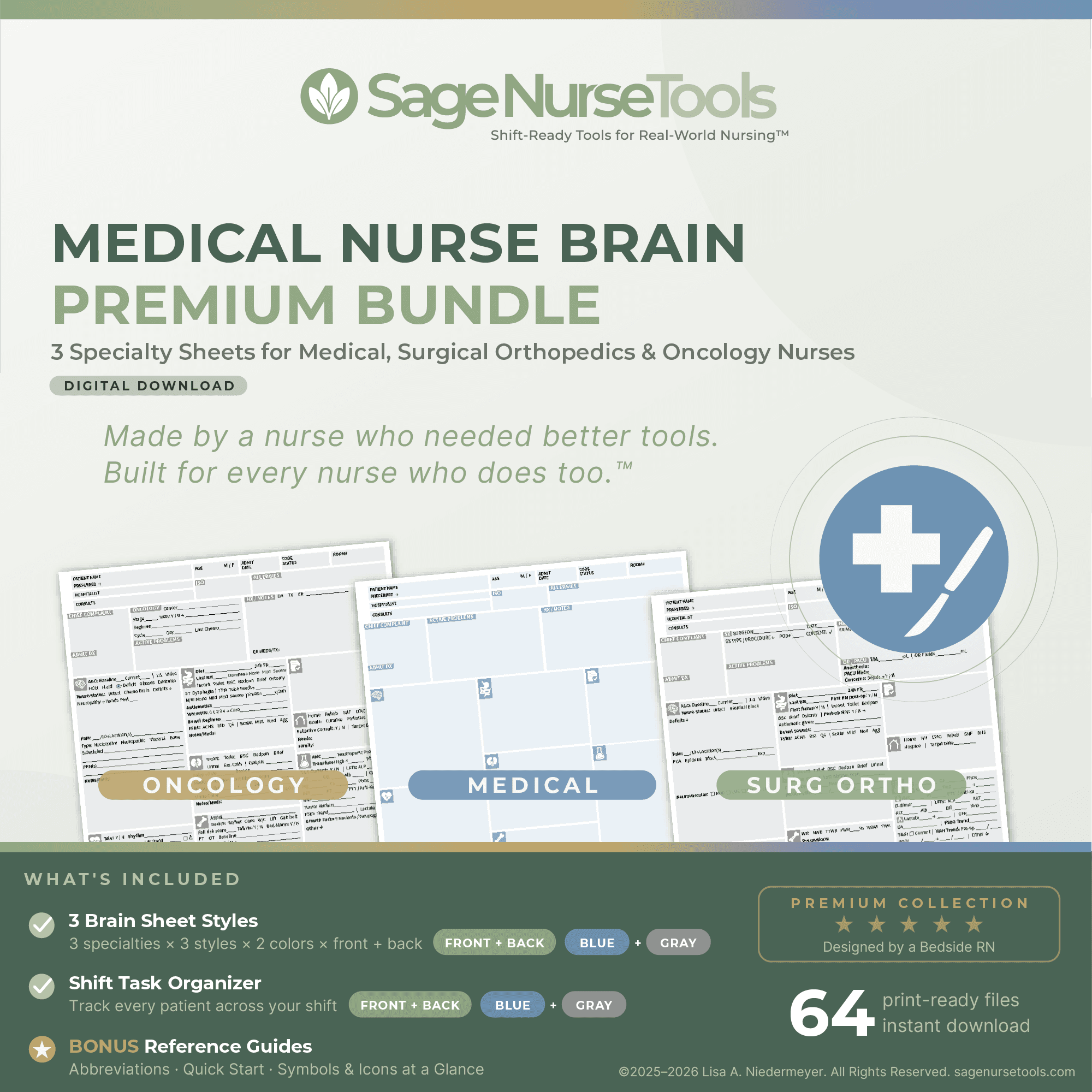 Medical Nurse Brain