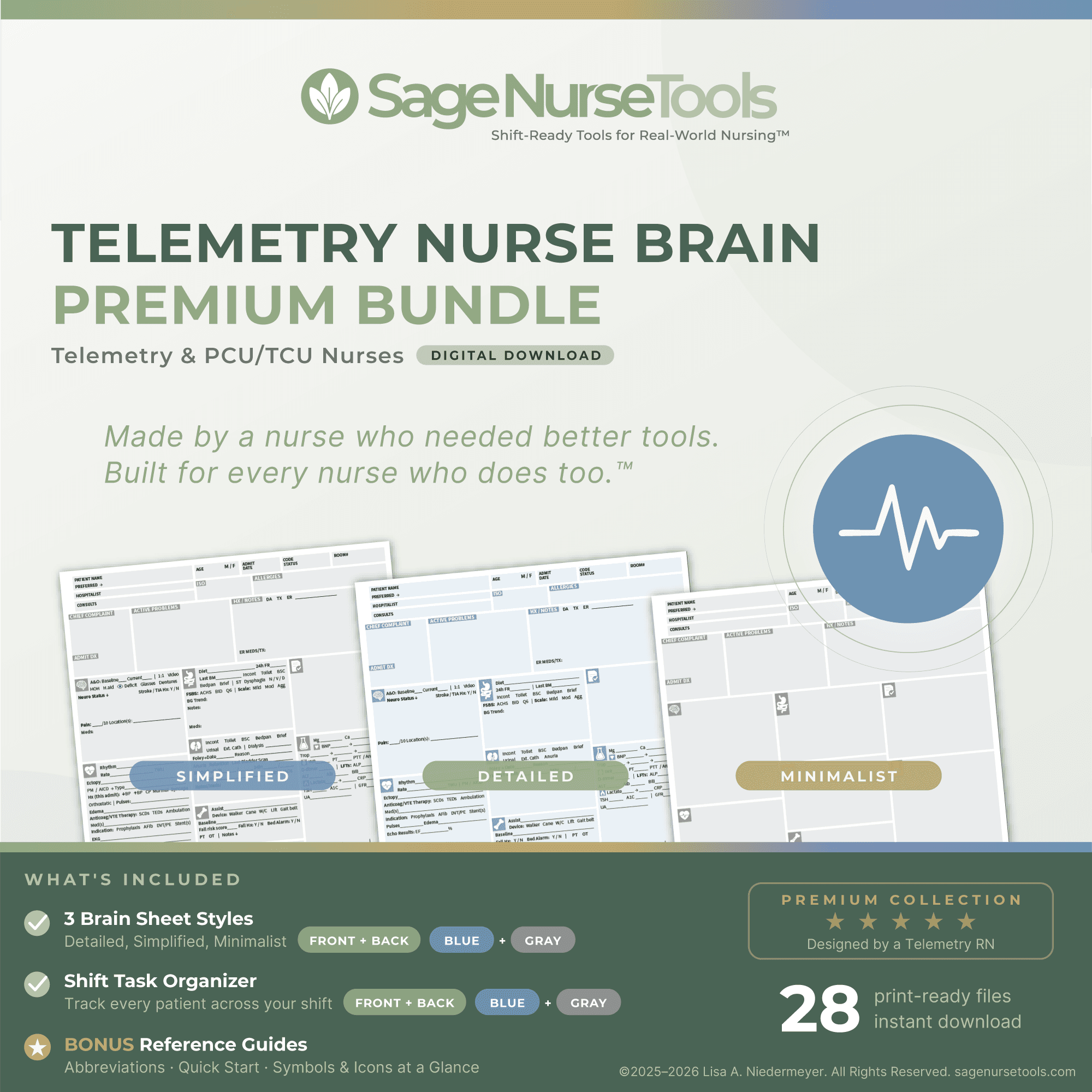 Telemetry Nurse Brain
